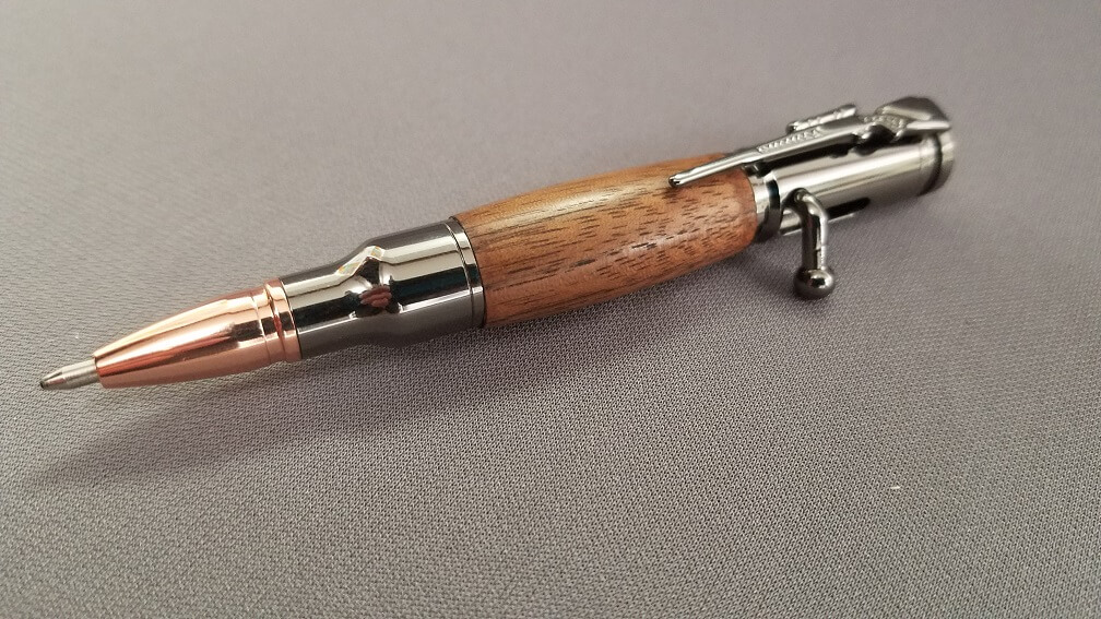 Mini Bolt Action Pen (Mahogany)